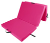Materac gimnastyczny składany trzyczęściowy UNDERFIT 210 x 100 x 10 cm różowy