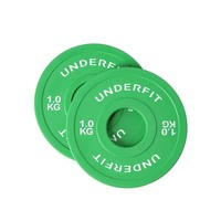Obciążenie olimpijskie bumper Color Mini UNDERFIT 2 x 1 kg
