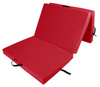 Materac gimnastyczny składany trzyczęściowy UNDERFIT 210 x 100 x 10 cm czerwony