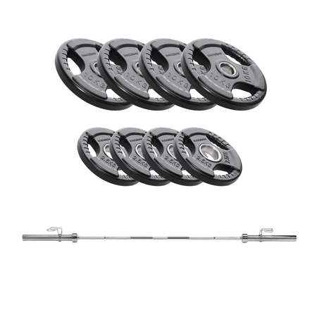 Sztanga olimpijska 220 cm (50 mm) UF11549 UNDERFIT 70 kg