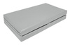 Materac dwuczęściowy z rzepami UNDERFIT 130 x 120 x 10 cm miękki szary