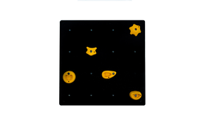 Ścianka Wspinaczkowa czarna 71 x 71 cm UNDERFIT - moduł