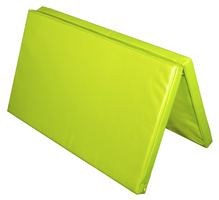 Materac dwuczęściowy z rzepami UNDERFIT  130 x 120 x 6 cm miękki seledynowy