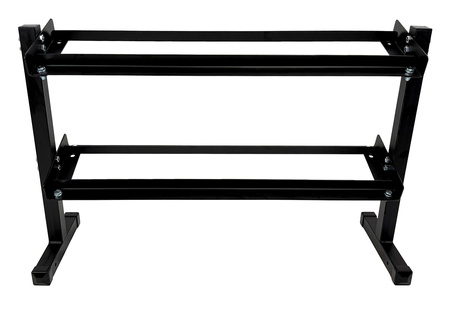 Stojak na hantle 2-poziomowy Compact UNDERFIT regulowana szerokość 350 kg