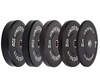 Zestaw obciążeń olimpijskich UNDERFIT BUMPER BLACK 150 kg