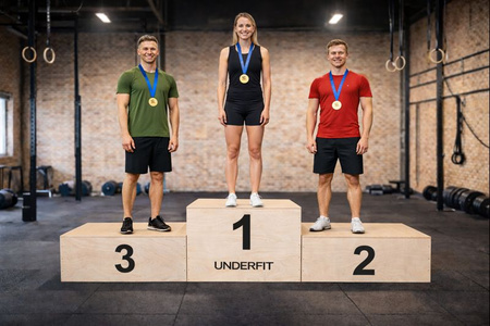 Podium sportowe 3-stopniowe Indywidualne UNDERFIT składane