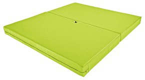 Materac Pole Dance UNDERFIT 130 x 120 x 10 cm miękki  seledynowy