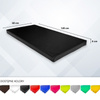 Materac gimnastyczny UNDERFIT 120 x 60 x 6 cm miękki czarny