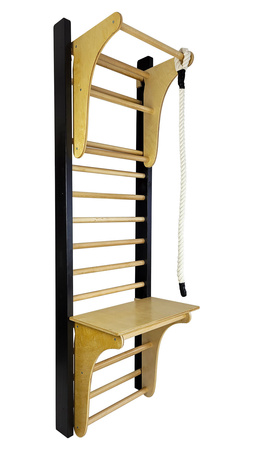 Drabinka gimnastyczna Leon 215 x 80 cm czarna