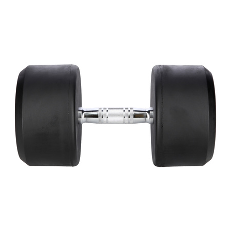 Hantla gumowana 40 kg UNDERFIT do ćwiczeń siłowych fitness