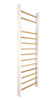 Drabinka gimnastyczna Leon 240 x 80 cm biała + drążek + blat