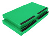 Materac dwuczęściowy z rzepami UNDERFIT  130 x 120 x 10 cm miękki zielony