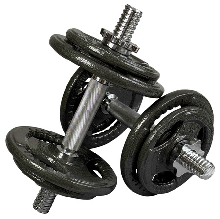 Hantle żeliwne regulowane Hammertone UNDERFIT 2 x 10kg zestaw siłowy