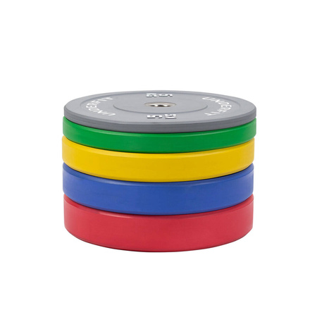 Obciążenie olimpijskie bumper Color UNDERFIT 20 kg