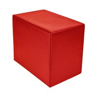 Skrzynia plyometryczna Soft Box UNDERFIT 50 x 40 x 30 cm czerwona