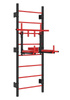 Drabinka gimnastyczna UNDERFIT 228 x 110 cm z drążkiem i poręczami 2w1 