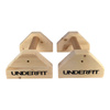 Drewniane uchwyty do pompek paraletki UNDERFIT 28 cm