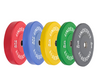 Zestaw obciążeń olimpijskich UNDERFIT BUMPER COLOR 150 kg