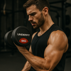 Hantla gumowana 3 kg UNDERFIT do ćwiczeń siłowych fitness