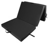 Materac gimnastyczny składany trzyczęściowy UNDERFIT 210 x 100 x 10 cm czarny