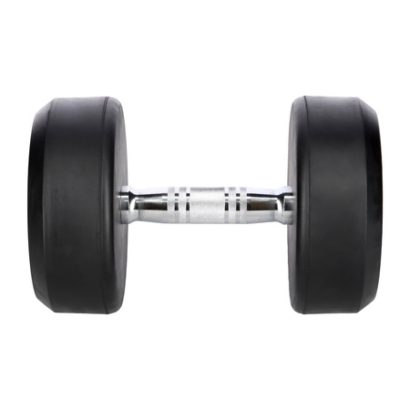 Hantla gumowana 20 kg UNDERFIT do ćwiczeń siłowych fitness