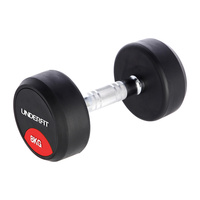 Hantla gumowana 8 kg UNDERFIT do ćwiczeń siłowych fitness