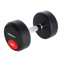 Hantla gumowana 15 kg UNDERFIT do ćwiczeń siłowych fitness