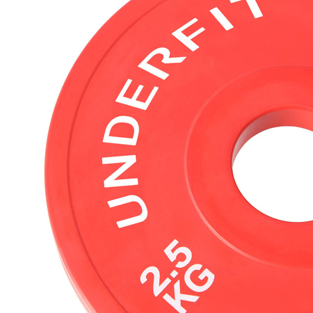 Obciążenie olimpijskie bumper Color Mini UNDERFIT 2 x 2,5 kg