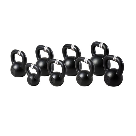 Kettlebell żeliwny czarny UNDERFIT 10 kg