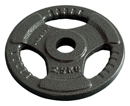 Obciążenie żeliwne Hammertone BLACK UNDERFIT (31 mm) 2,5 kg