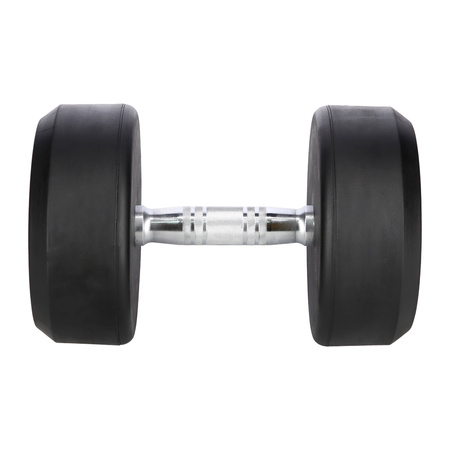 Hantla gumowana 25 kg UNDERFIT do ćwiczeń siłowych fitness