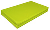 Materac dwuczęściowy z rzepami UNDERFIT 130 x 120 x 6 cm twardy seledynowy