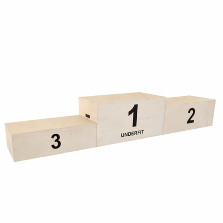 Podium sportowe 3-stopniowe Drużynowe UNDERFIT składane