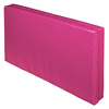 Materac dwuczęściowy z rzepami UNDERFIT 130 x 120 x 6 cm miękki różowy