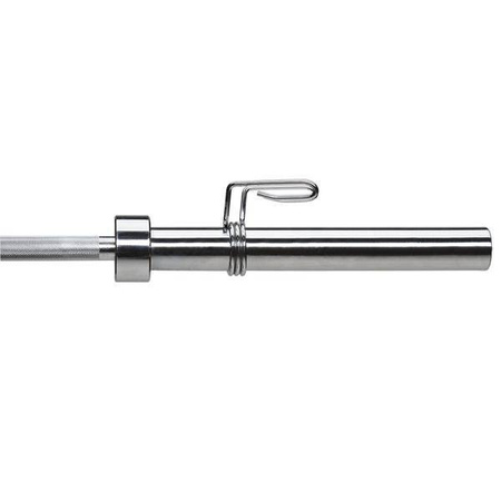Gryf olimpijski prosty + zaciski UNDERFIT 220 cm