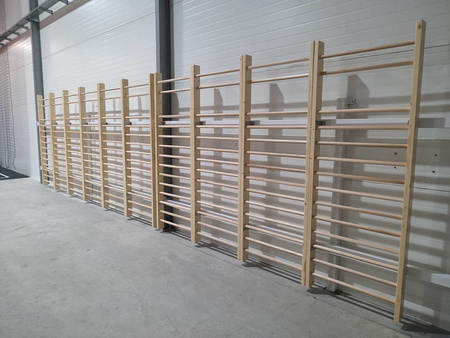 Drewniana drabinka gimnastyczna UNDERFIT 230 x 90 cm