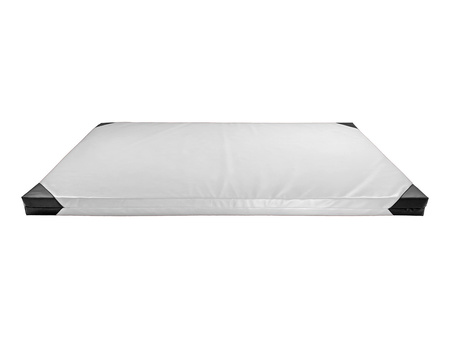 Materac gimnastyczny UNDERFIT 200 x 120 x 10 cm miękki biały