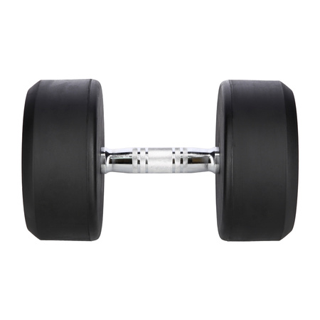Hantla gumowana 30 kg UNDERFIT do ćwiczeń siłowych fitness