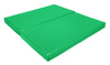 Materac dwuczęściowy z rzepami UNDERFIT  130 x 120 x 10 cm miękki zielony