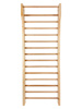 Drabinka gimnastyczna drewniana z drążkiem UNDERFIT 230 x 80 cm