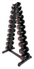 Zestaw hantli gumowanych 2 x 1-10 (110 kg) + stojak A UF11632