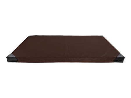 Materac gimnastyczny UNDERFIT 200 x 120 x 10 cm miękki brązowy