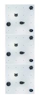 Zestaw ścianka Wspinaczkowa UNDERFIT biała 3 płyty + 15 uchwytów
