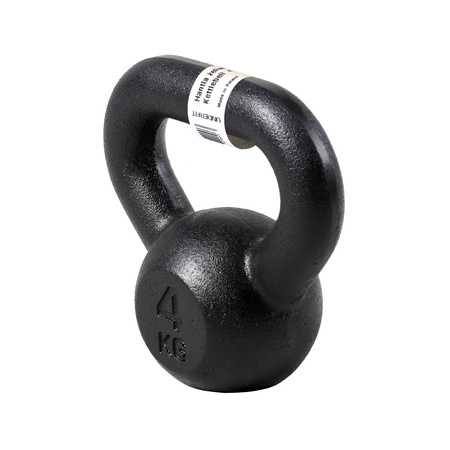 OUTLET Kettlebell żeliwny czarny UNDERFIT 4 kg