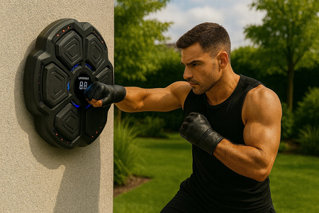 Elektroniczna tarcza bokserska UNDERFIT Hero bluetooth z muzyką i rękawicami