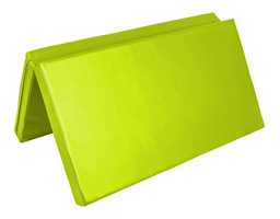 Materac dwuczęściowy z rzepami UNDERFIT 130 x 120 x 10 cm miękki seledynowy