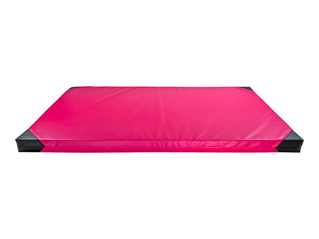 Materac gimnastyczny UNDERFIT 200 x 120 x 10 cm miękki różowy