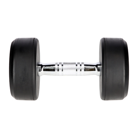 Hantla gumowana 9 kg UNDERFIT do ćwiczeń siłowych fitness