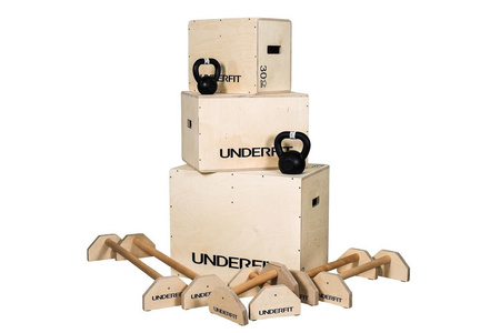 Drewniane uchwyty do pompek paraletki UNDERFIT 28 cm