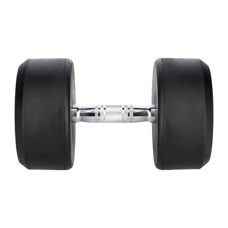 Hantla gumowana 32,5 kg UNDERFIT do ćwiczeń siłowych fitness